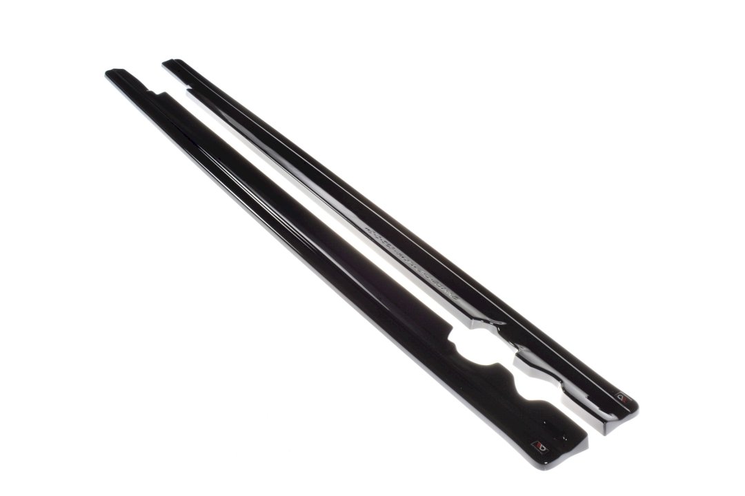 Mercedes C-Class W205 Coupe AMG-Line (2015-2018) Maxton Design ABS Side Skirt Splitters