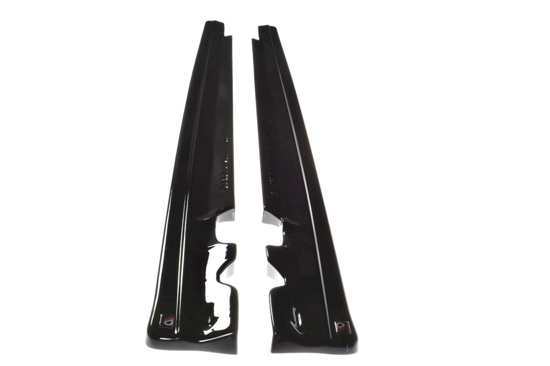 Mercedes C-Class W205 Coupe AMG-Line (2015-2018) Maxton Design ABS Side Skirt Splitters