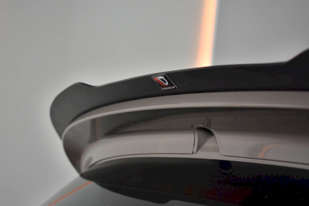 Fiat 500 Hatchback Sport Preface (2007-2015) Maxton Design Gloss Black Spoiler CAP