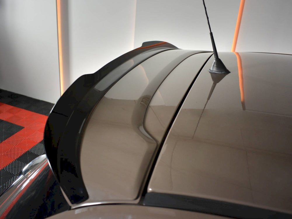 Fiat 500 Hatchback Sport Preface (2007-2015) Maxton Design Gloss Black Spoiler CAP