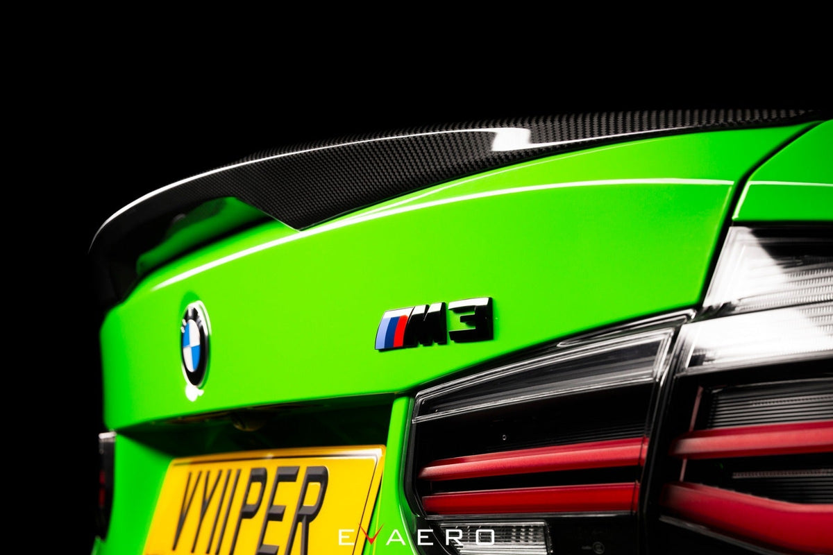 BMW F82 M4 Evaero Carbon Aero Kit - Front Splitter, Side Skirts, Diffuser, Spoiler
