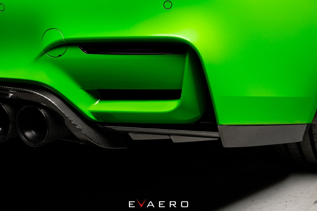 BMW F80 M3 F82 F83 M4 carbon rear diffuser with winglets - Evaero