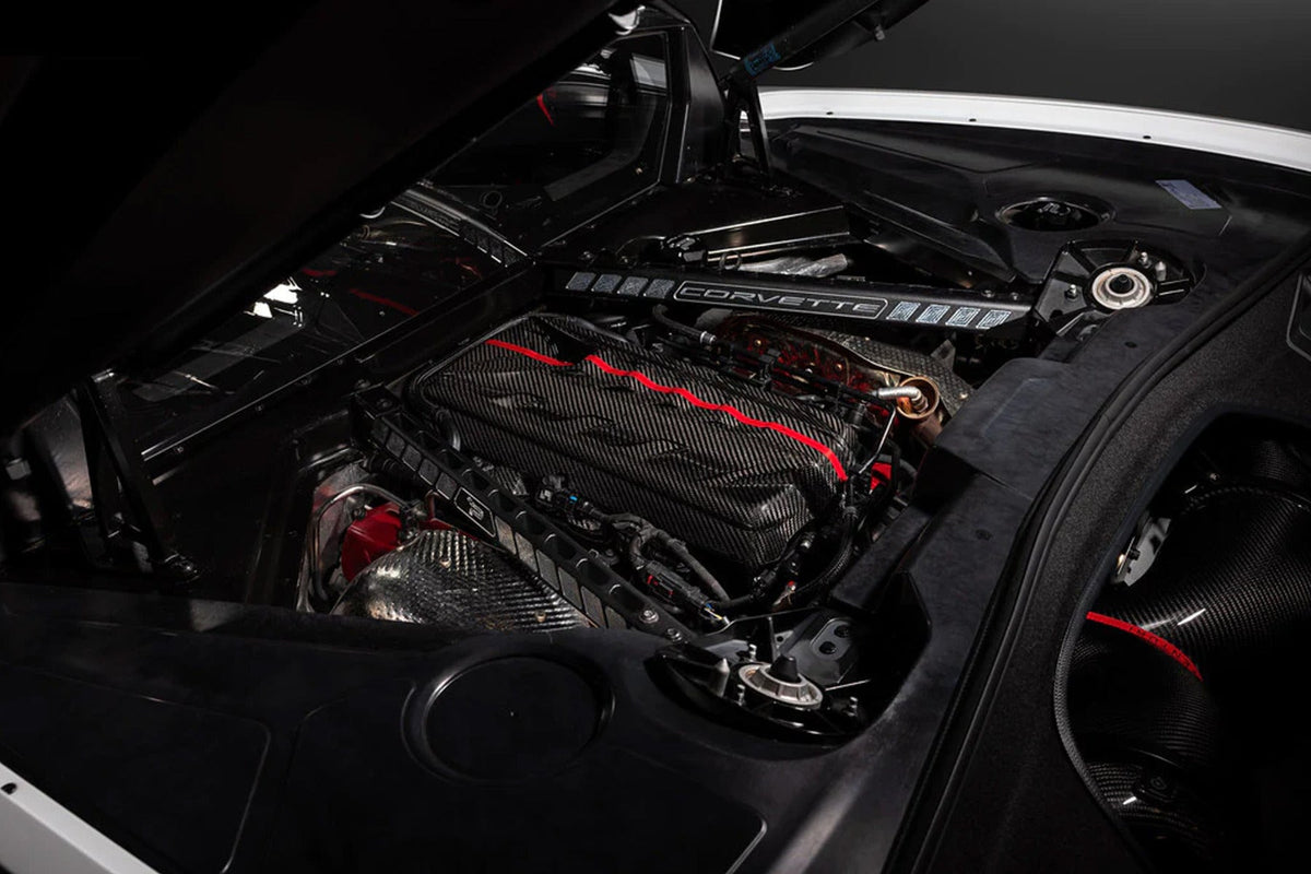 Chevrolet Corvette C8 Eventuri C8-EC01 Carbon Fibre Engine Cover