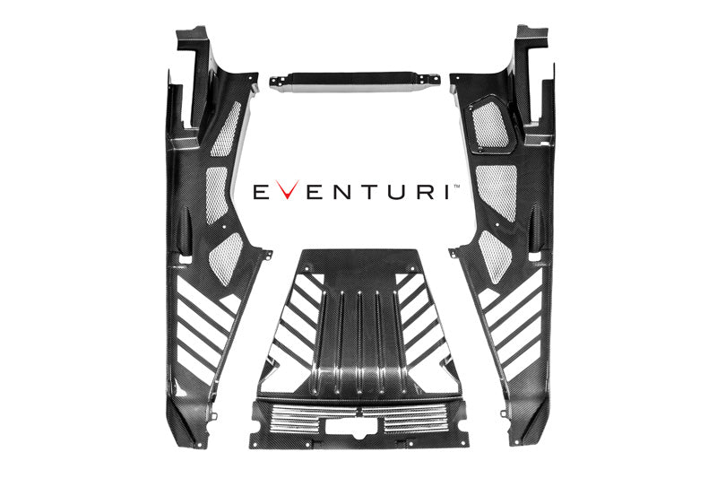 Lamborghini Huracan Eventuri CFS-HUR-SET Carbon Engine Cover Set