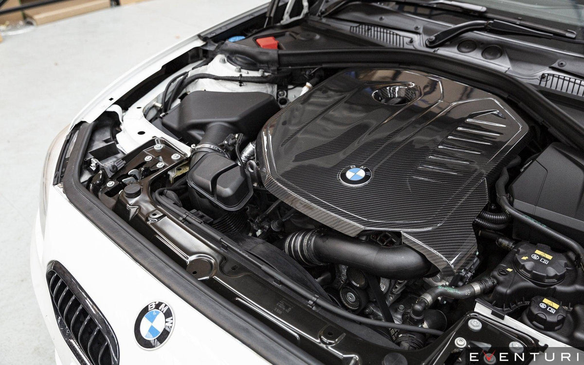 B58 BMW F20 F22 F30 F32 Eventuri pre-preg carbon engine cover