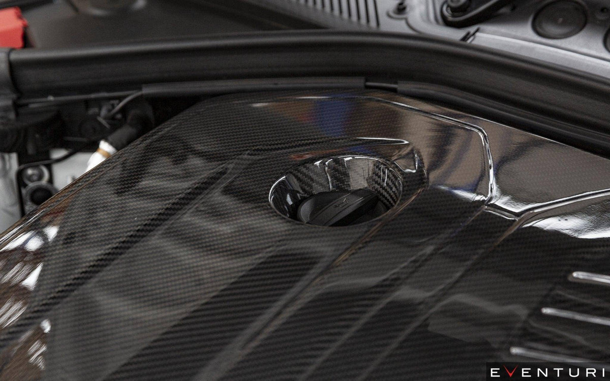 B58 BMW F20 F22 F30 F32 Eventuri pre-preg carbon engine cover