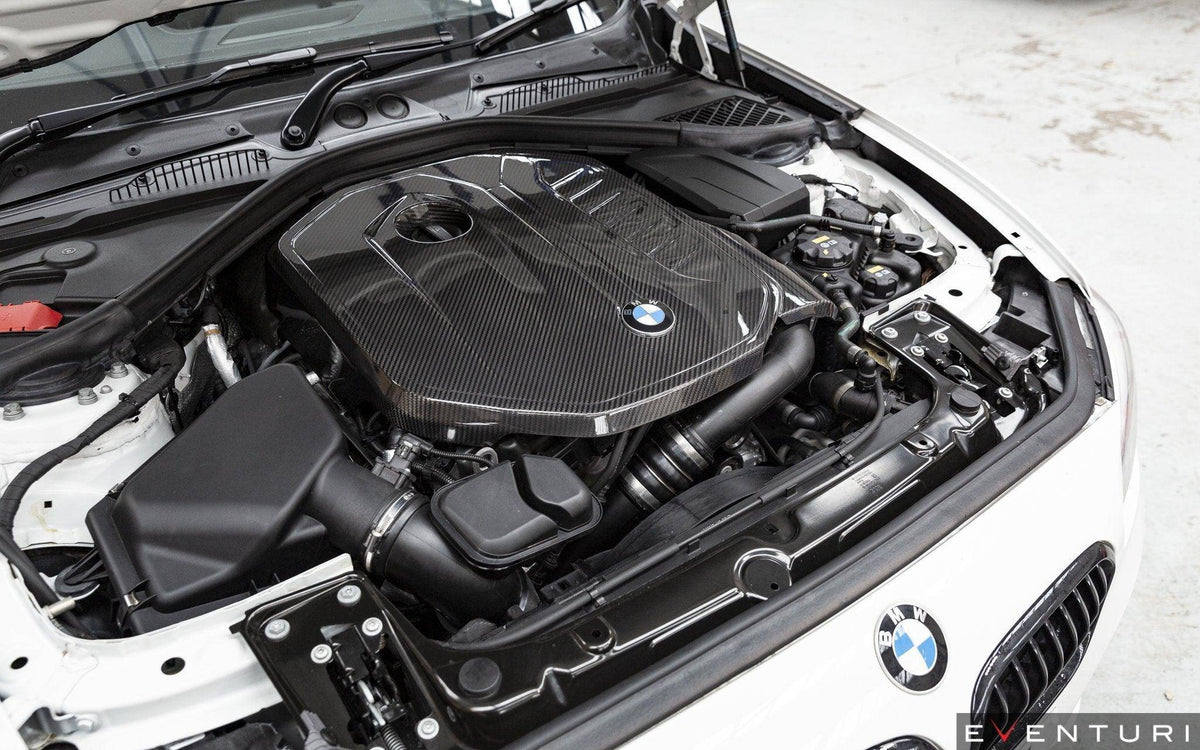 B58 BMW F20 F22 F30 F32 Eventuri pre-preg carbon engine cover
