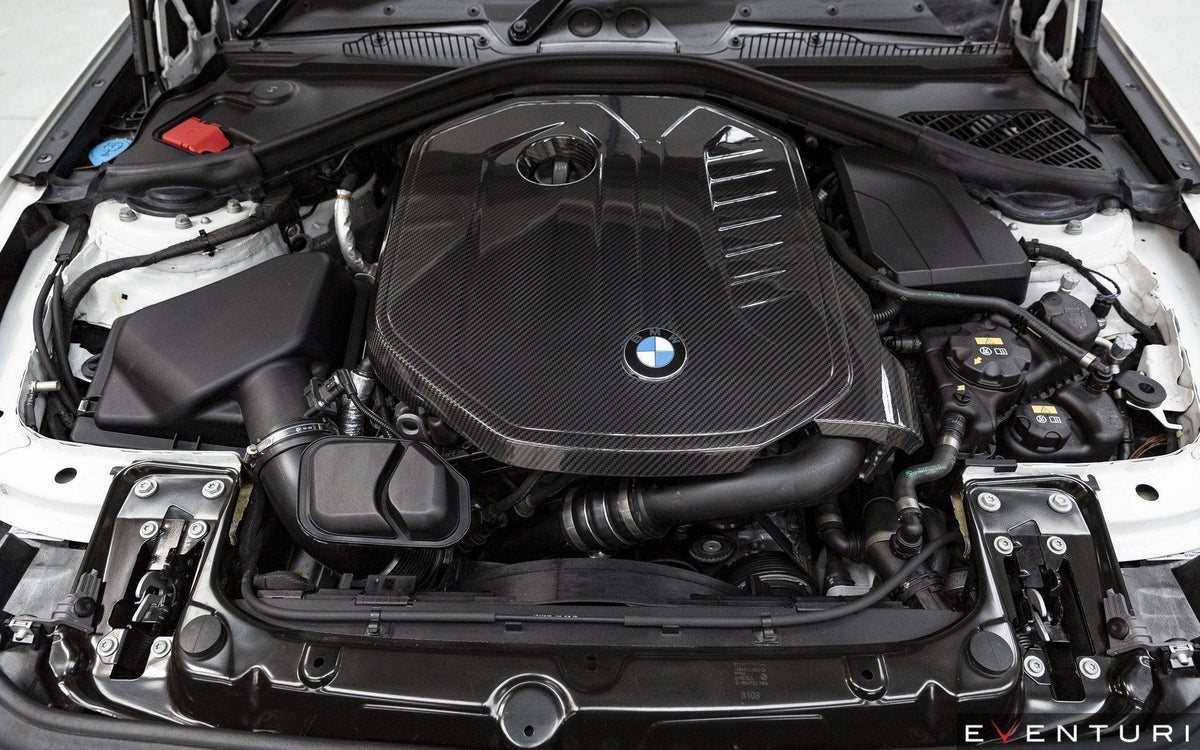 B58 BMW F20 F22 F30 F32 Eventuri pre-preg carbon engine cover