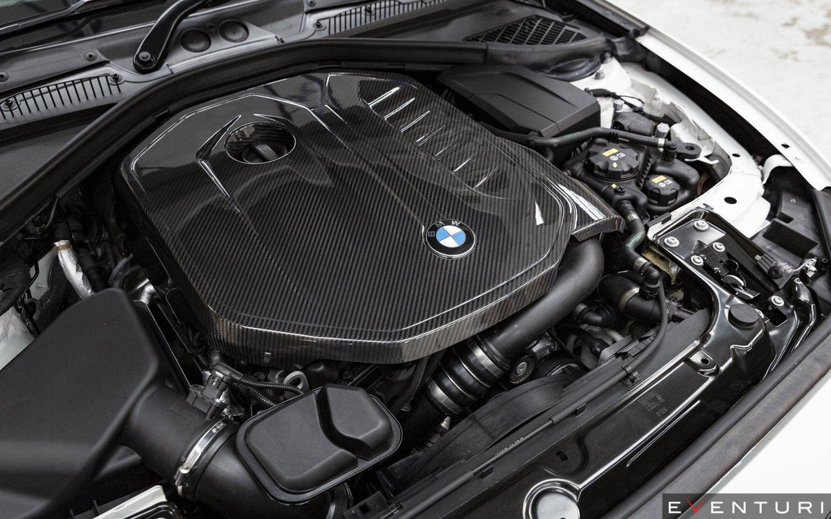 B58 BMW F20 F22 F30 F32 Eventuri pre-preg carbon engine cover