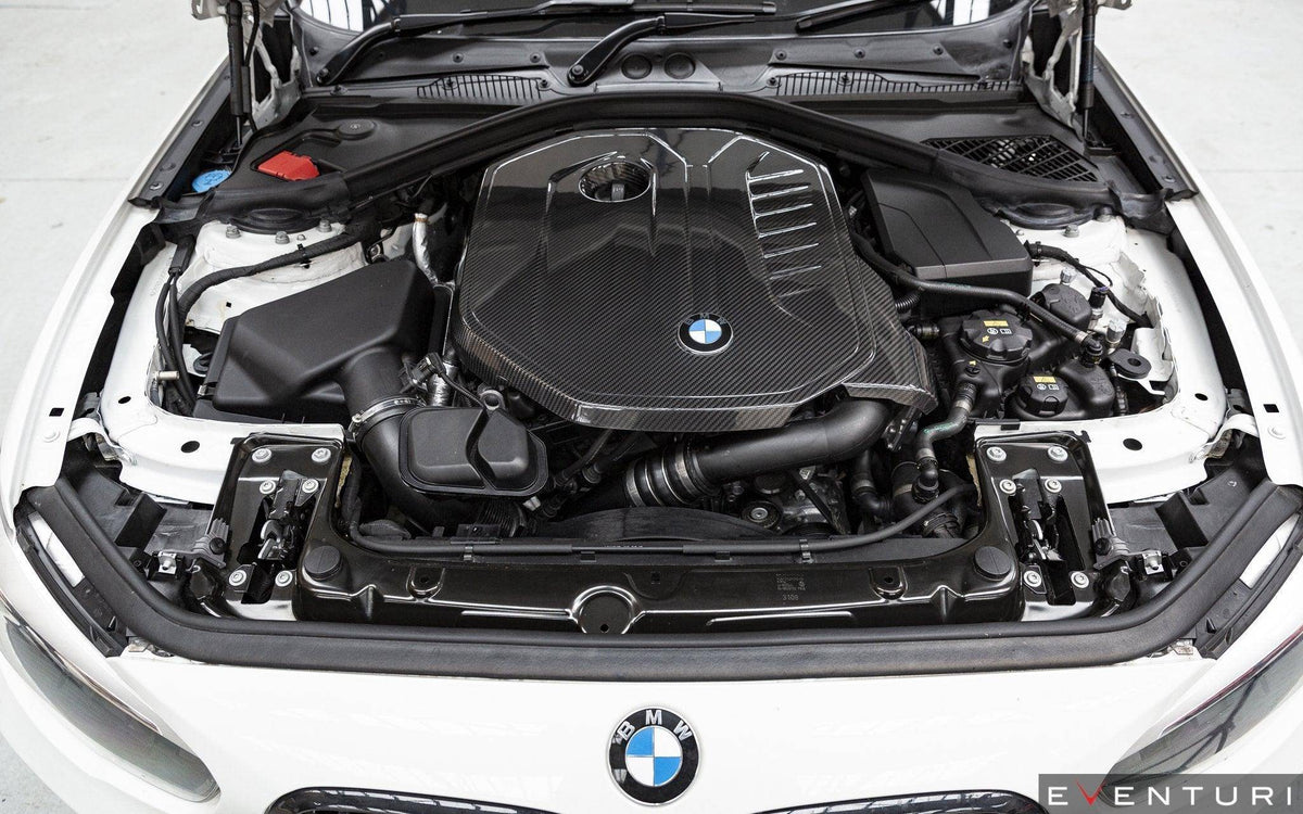 B58 BMW F20 F22 F30 F32 Eventuri pre-preg carbon engine cover