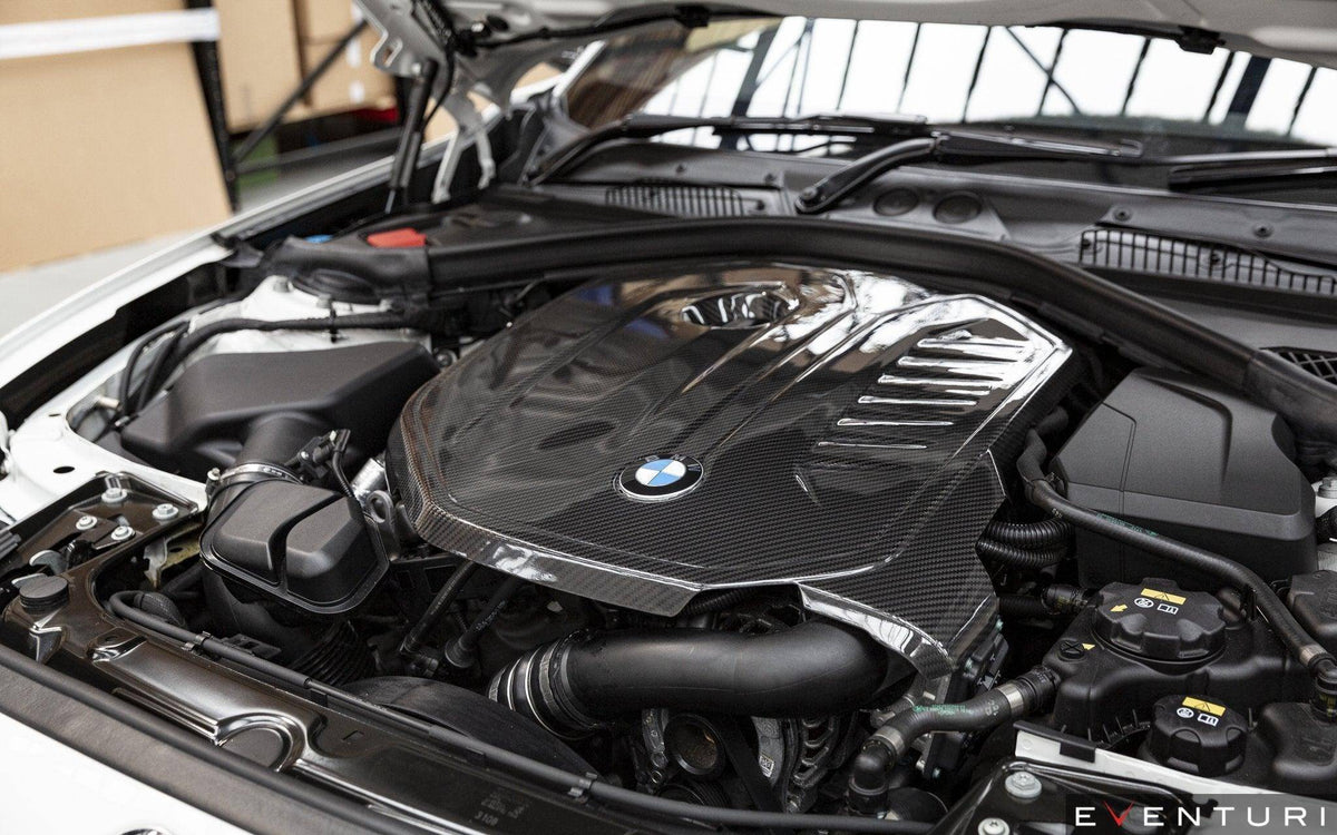B58 BMW F20 F22 F30 F32 Eventuri pre-preg carbon engine cover