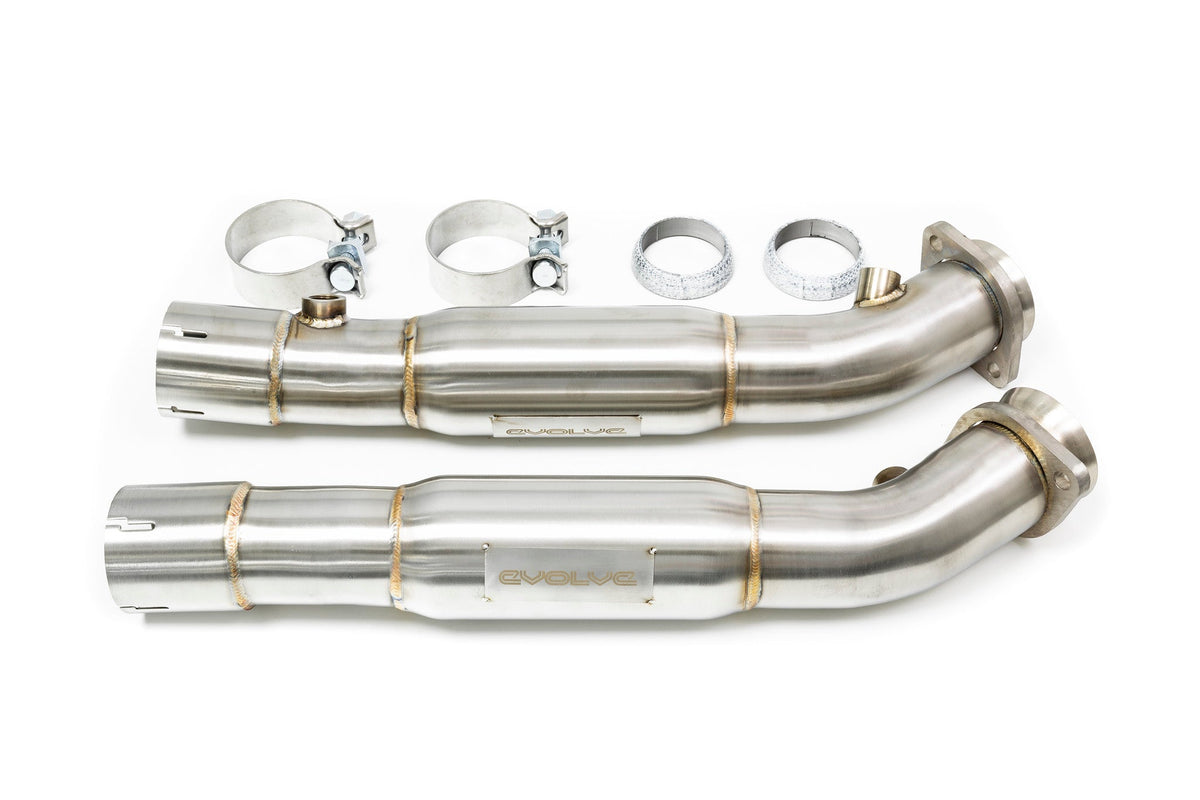 BMW E90 E92 E93 M3 S65 Evolve Primary Cat Delete Test Pipes