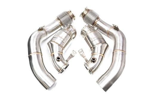 F90 M5 F92 F93 M8 catless turbo downpipes Evolve 411-001