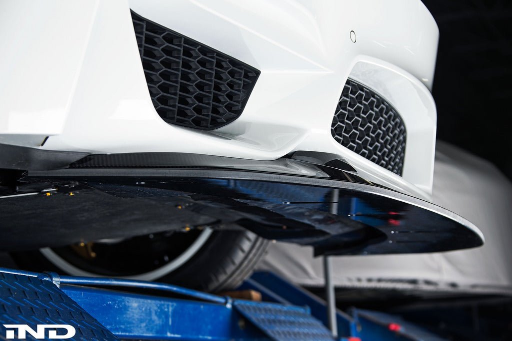 BMW M4 GTS F82 front splitter - Fall-Line Motorsports HDPE