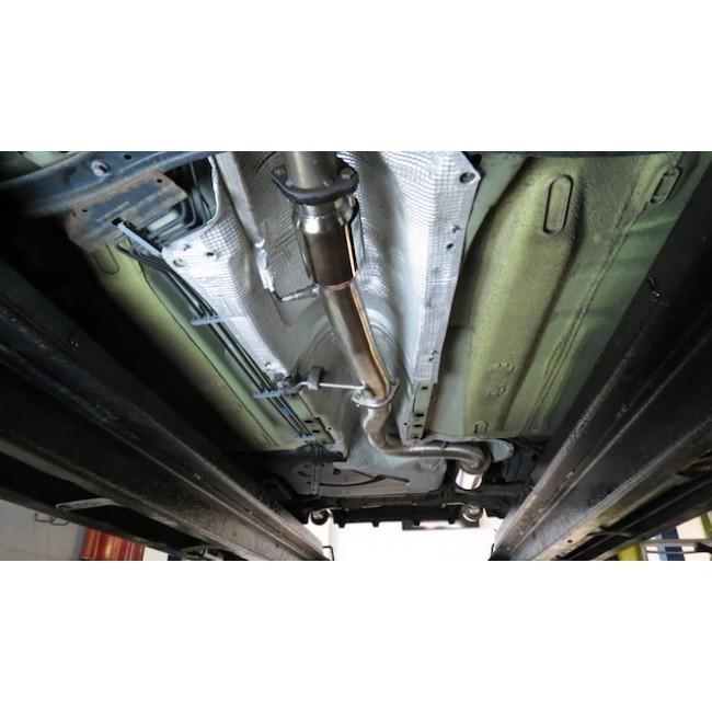 Ford Focus RS Mk2 Front Pipe Sports Cat or De-Cat, 3 inch Stainless
