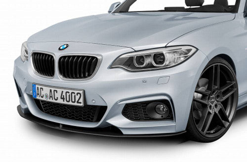 F22 F23 BMW 2 Series Front Splitter AC Schnitzer Variant 1 Matt Black PU, Part No 21510749896