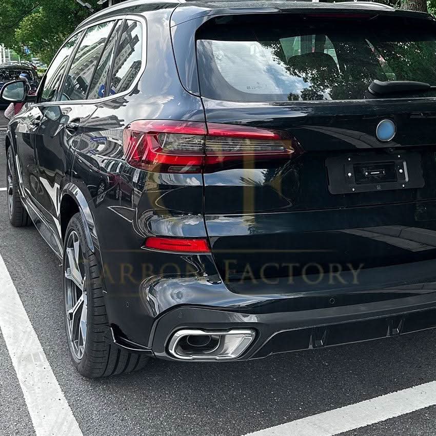 BMW G05 X5 (2019-2025) M Sport V-Style Gloss Black Rear Diffuser