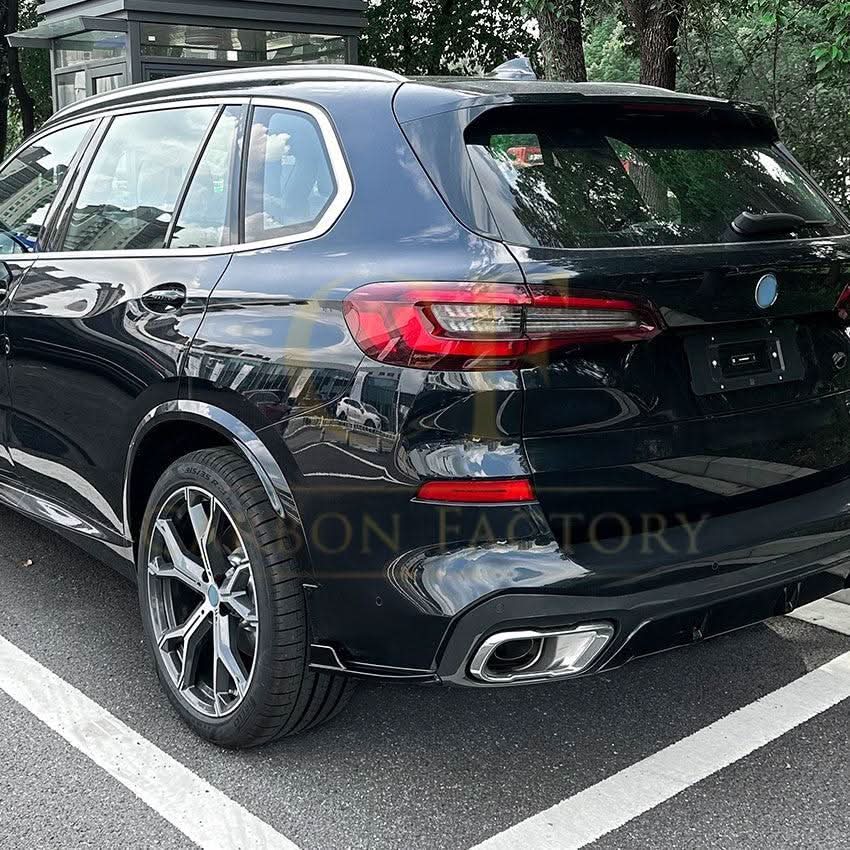 BMW G05 X5 (2019-2025) M Sport V-Style Gloss Black Rear Diffuser