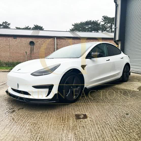 Tesla Model Y 2019-2024 gloss black side fender trims