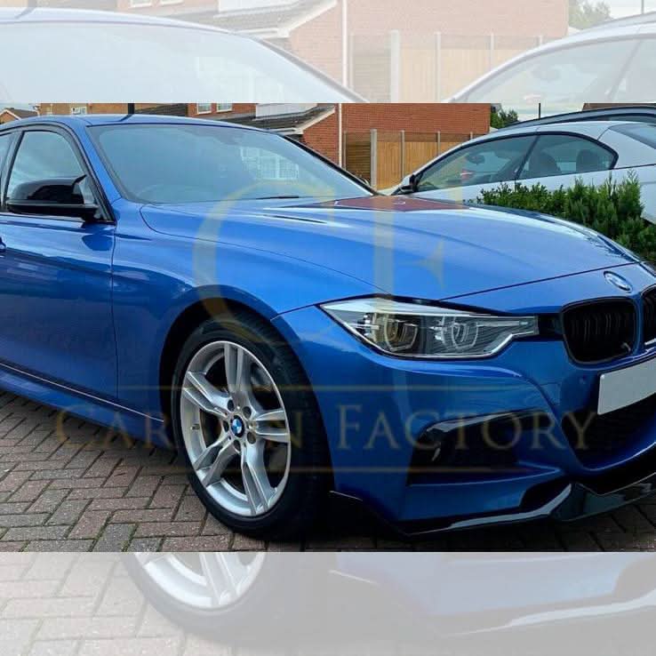 BMW F30 F31 3 Series M Sport fog light trims gloss black