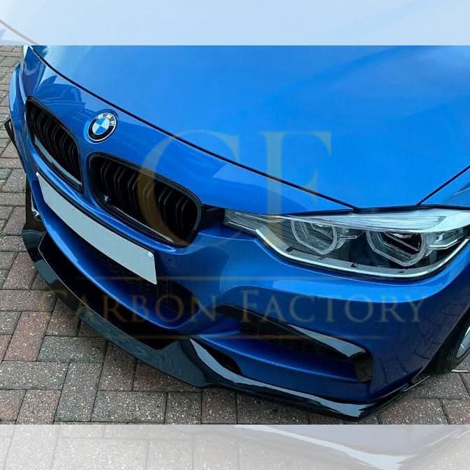 BMW F30 F31 3 Series M Sport fog light trims gloss black