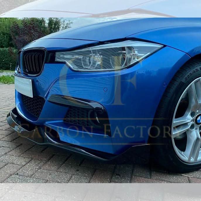 BMW F30 F31 3 Series M Sport fog light trims gloss black
