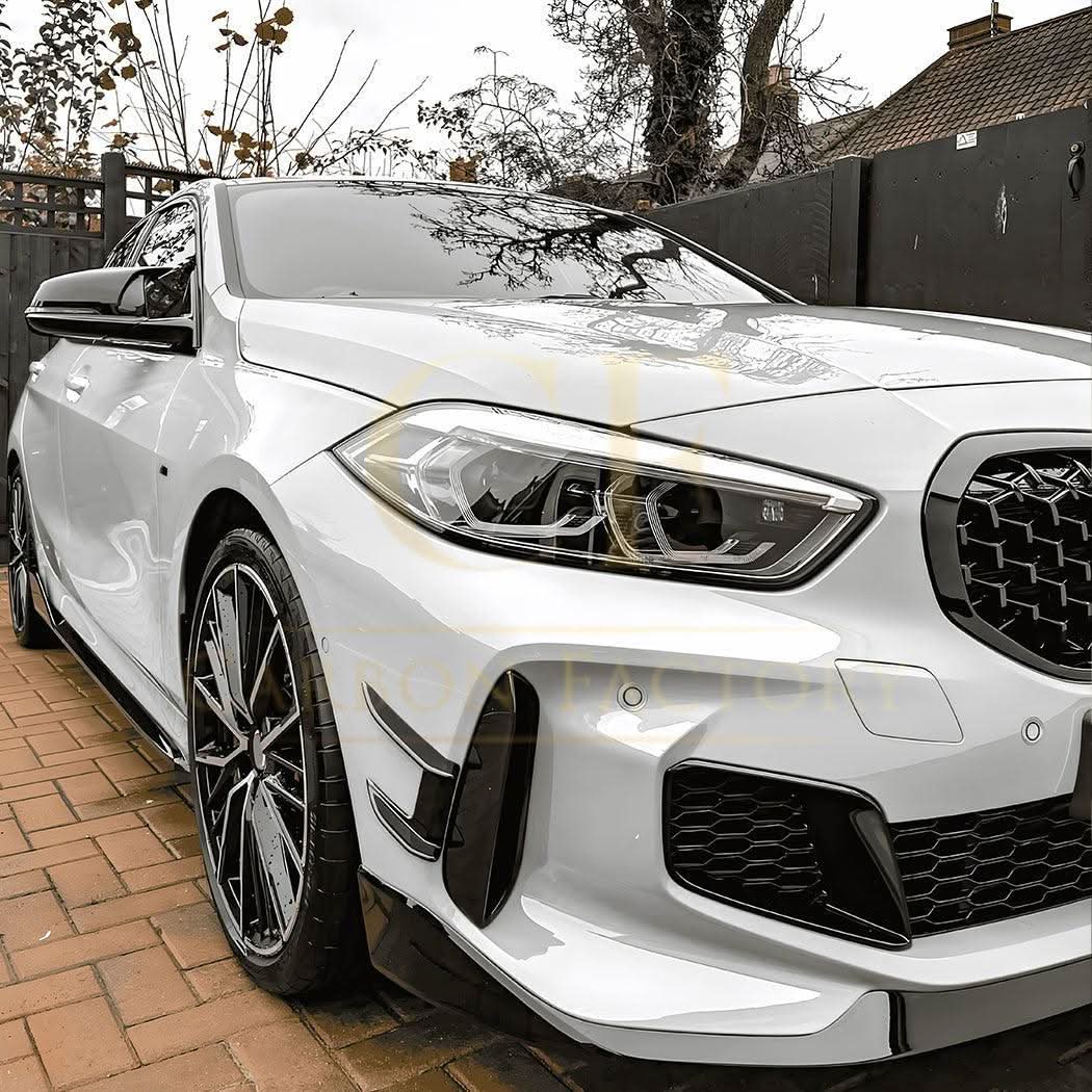 BMW F40 1 Series 19-24 Gloss Black Front Canards