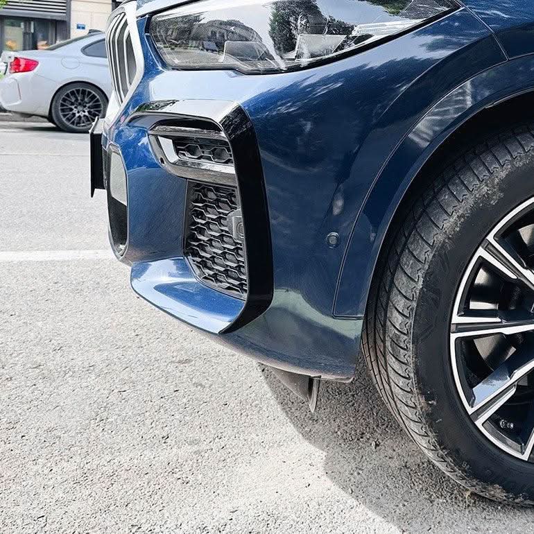 BMW G06 X6 Pre-LCI (2019-22) Gloss Black Front Canards