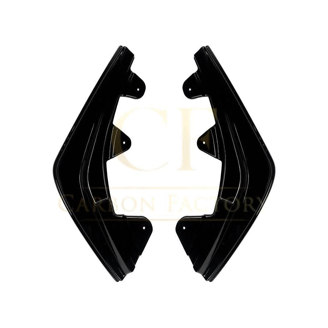 BMW F20 F21 1 Series LCI M Sport 15-19 Gloss Black Rear Bumper Spats