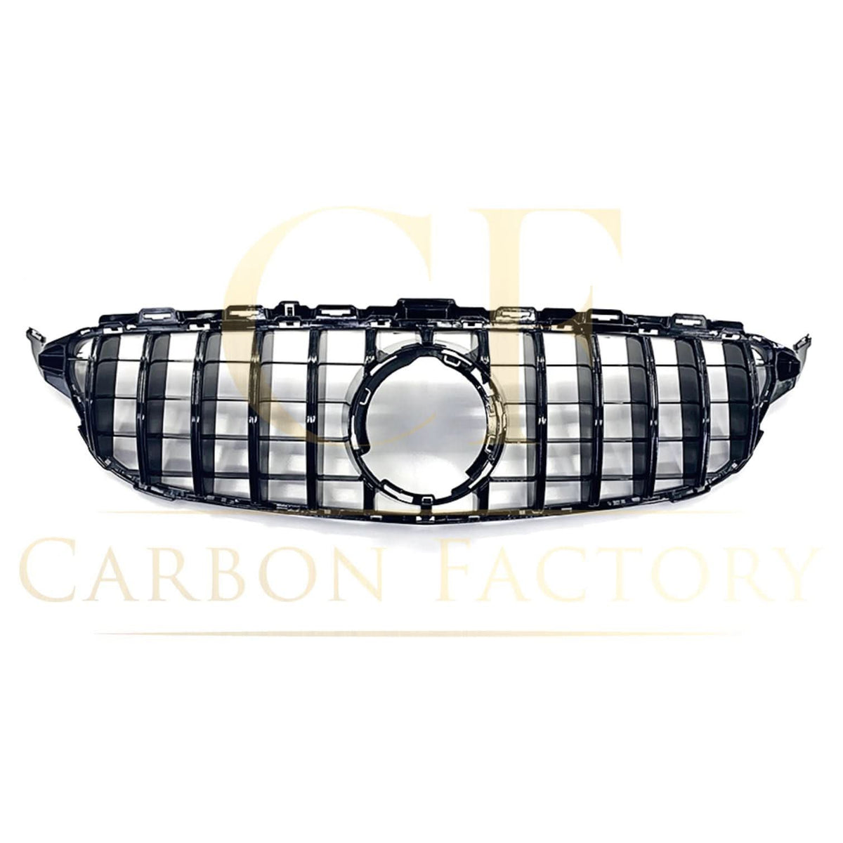 Mercedes W205 C-Class 2019-2021 GT Style Silver Front Grille
