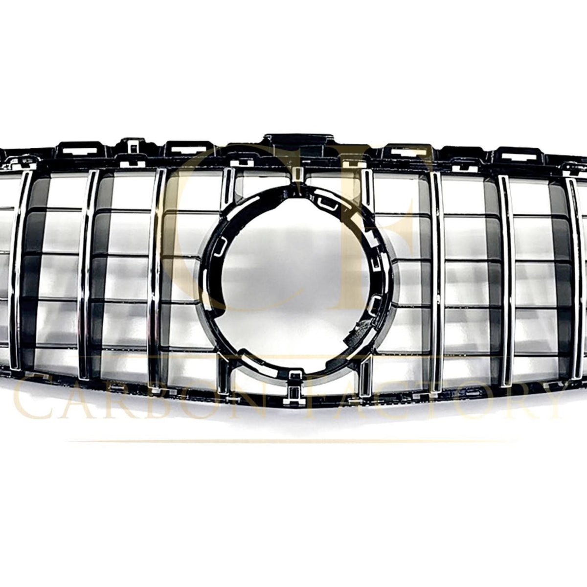 Mercedes W205 C-Class 2019-2021 GT Style Silver Front Grille