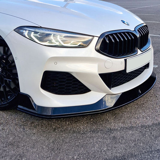 BMW G14 G15 G16 8 Series M Sport front splitter, gloss black