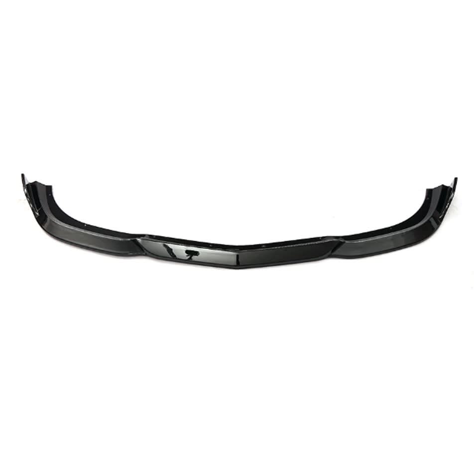 W204 C Class 08-14 front splitter, gloss black