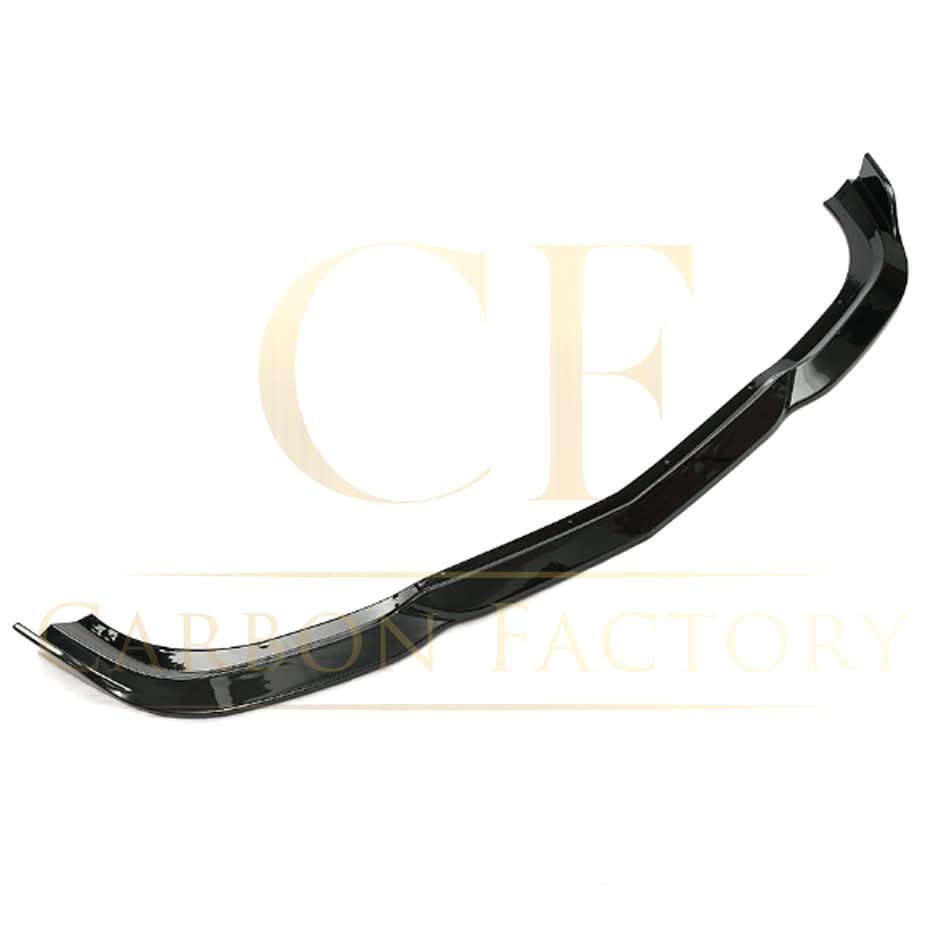 W204 C Class 08-14 front splitter, gloss black
