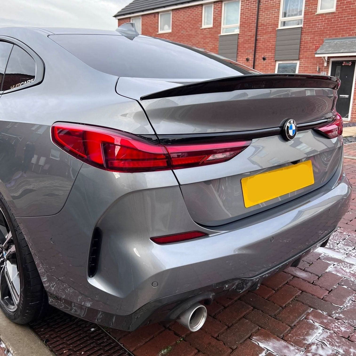 BMW F44 2 Series hatchback MP Style gloss black boot spoiler