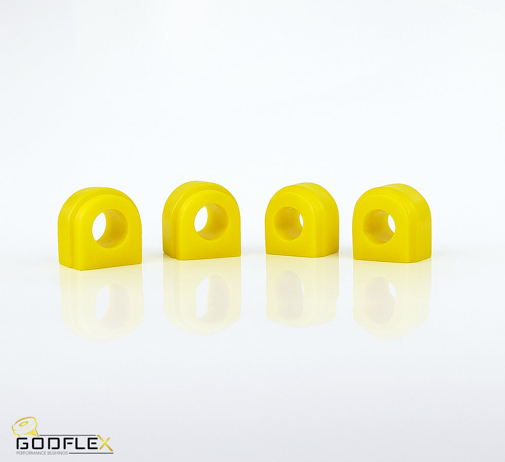 Audi A3 S3 8V Front & Rear Anti Roll Bar Bushes Kit - GodFlex 24mm/21.7mm Polyurethane