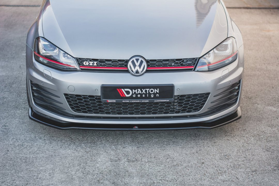 VW Golf 7 GTI GTD Mk7 Front Splitter V.2 by Maxton Design