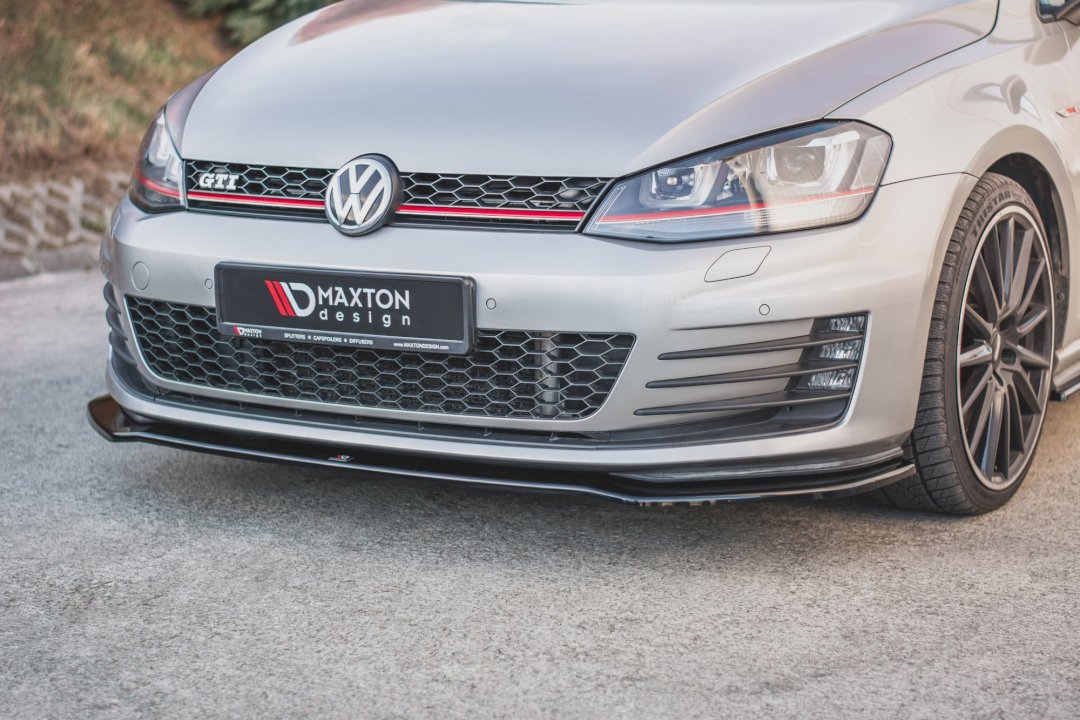 VW Golf 7 GTI GTD Mk7 Front Splitter V.2 by Maxton Design