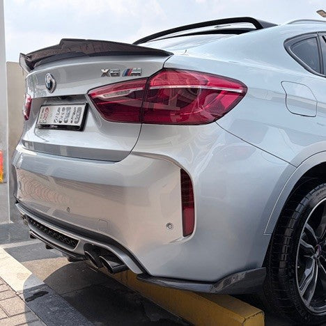 BMW F16 X6 & F86 X6M (15-18) PSM Style Pre-Preg Carbon Boot Spoiler