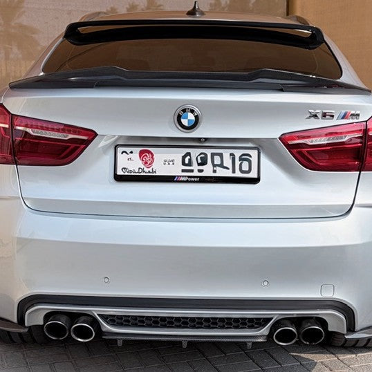 BMW F16 X6 & F86 X6M (15-18) PSM Style Pre-Preg Carbon Boot Spoiler