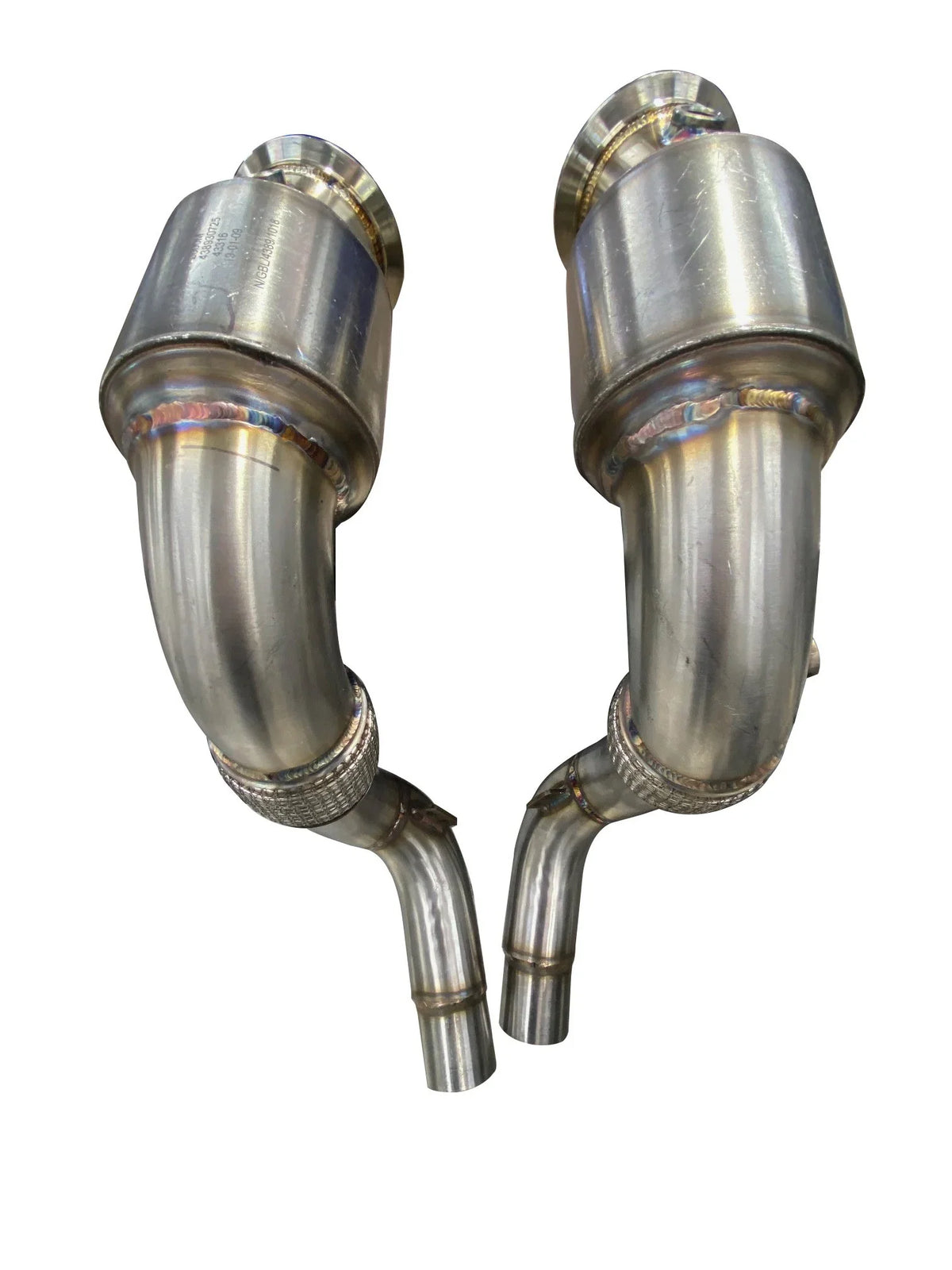 F85 F86 G82 S63 Stage 2 Decat Downpipes | Active Autowerke 11-041 | 3-inch 304 Stainless