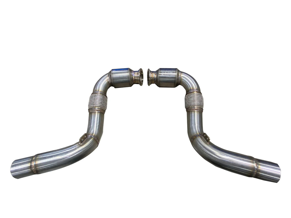 F85 F86 G82 S63 Stage 2 Decat Downpipes | Active Autowerke 11-041 | 3-inch 304 Stainless