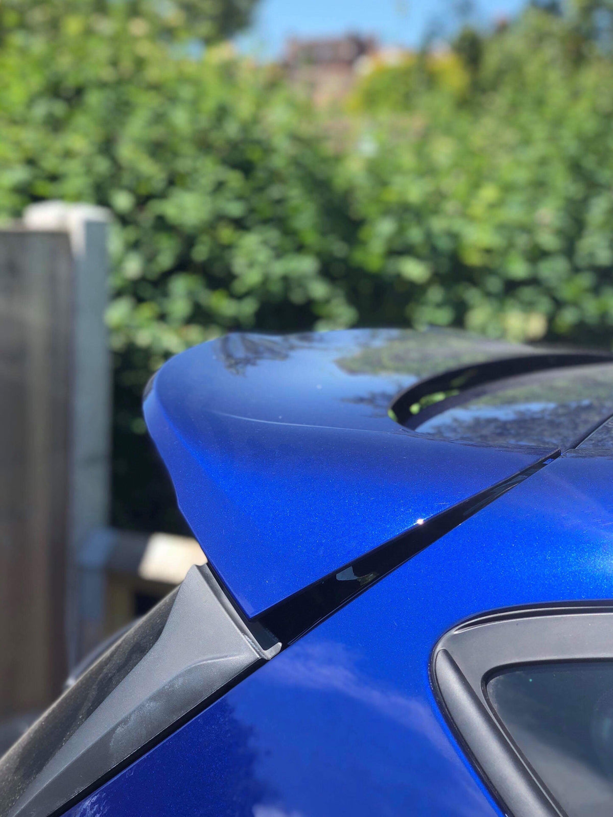 Ford Fiesta MK8 MK8.5 spoiler risers - stainless steel, no drill