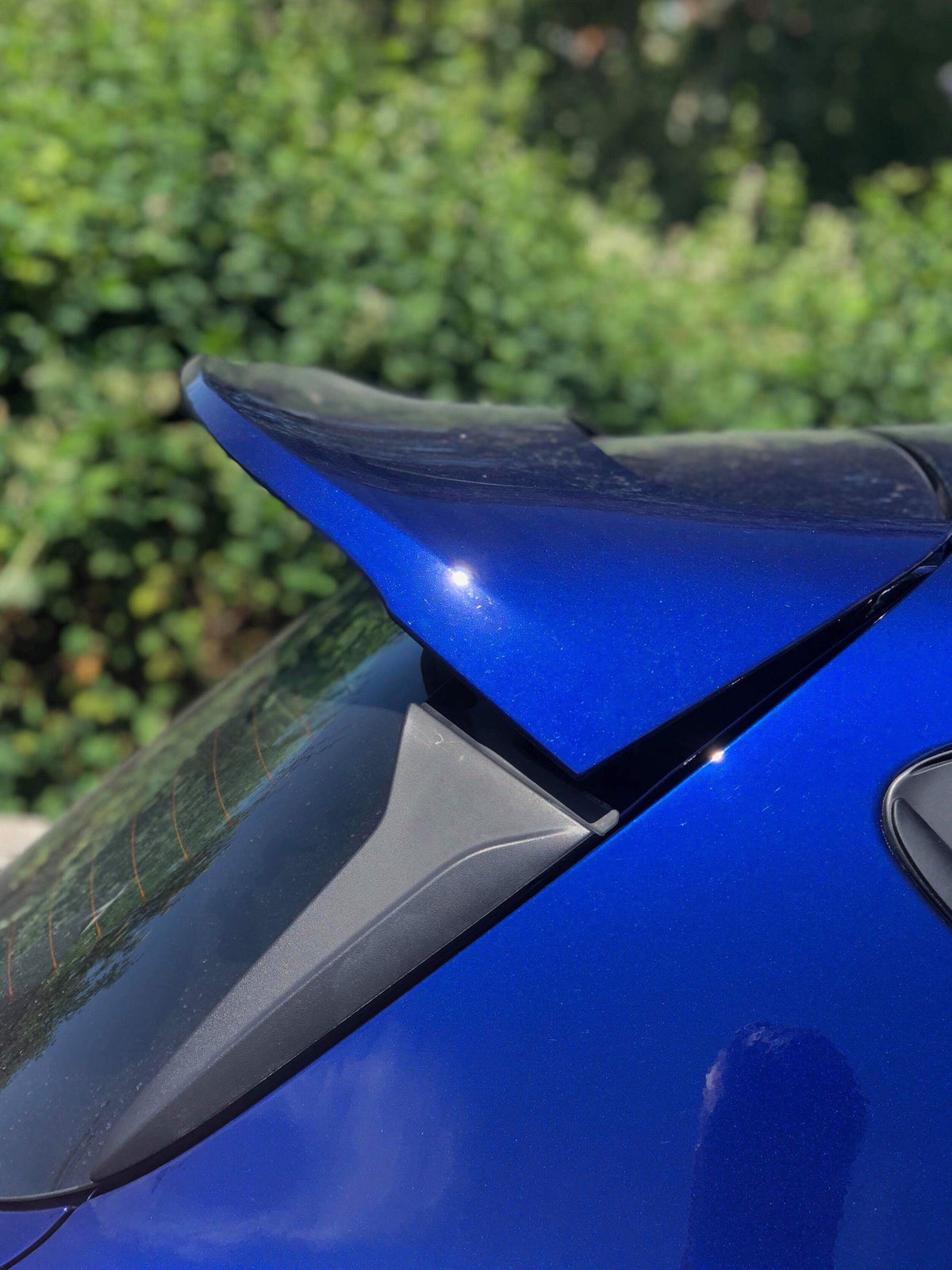 Ford Fiesta MK8 MK8.5 spoiler risers - stainless steel, no drill