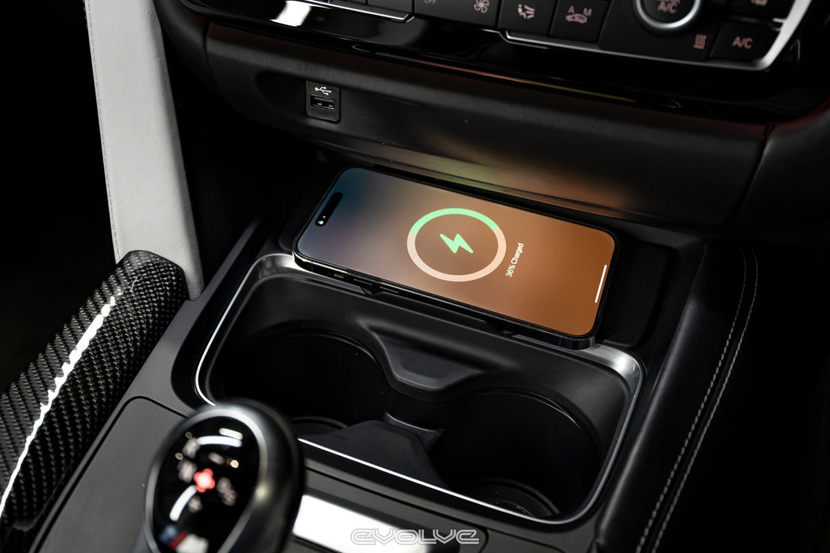 BMW F80 M3 F82 F83 M4 F30 F32 Wireless Charging System INDUKTIV 15W