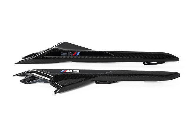 BMW M5 F90 Carbon Fibre Side Fender Trims, Part No. 83212376433