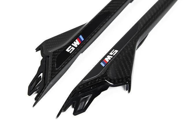 BMW M5 F90 Carbon Fibre Side Fender Trims, Part No. 83212376433