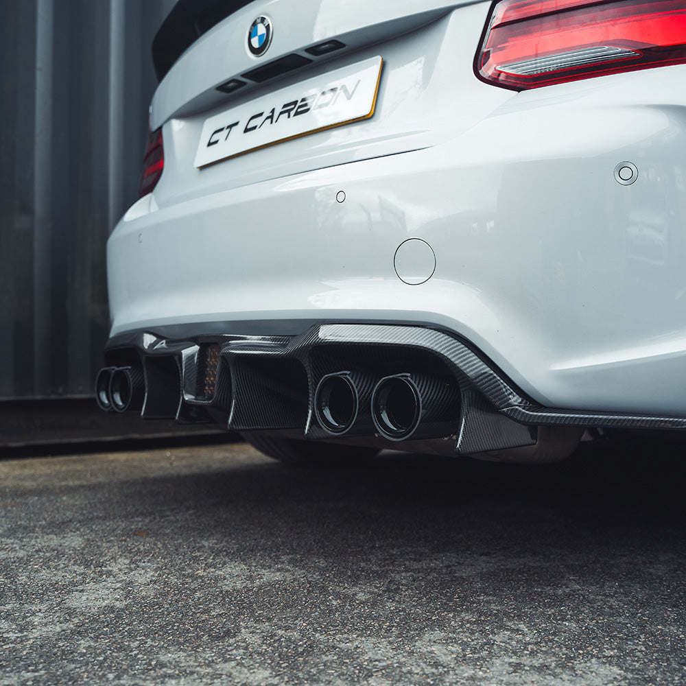 F87 BMW M2 M2C carbon fibre diffuser