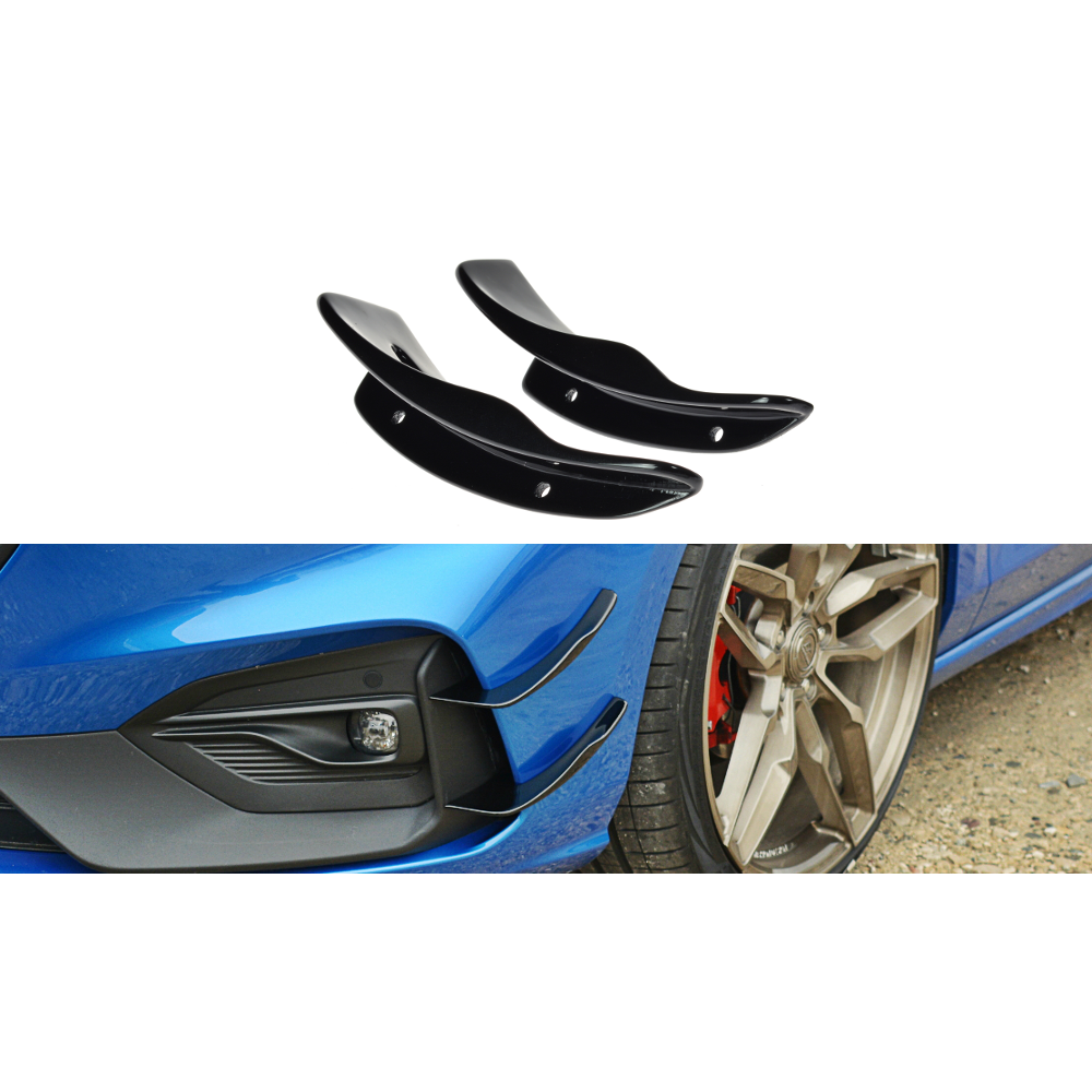 Ford Focus MK4 ST-Line canards, Maxton Design, 2018-2021
