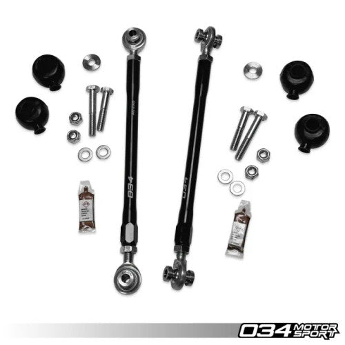 E92 M3 E90 335i F80 M3 Front Sway Bar End Links 034 Motorsport Billet Adjustable